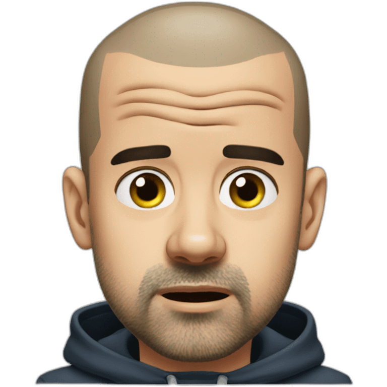 pep guardiola crying emoji