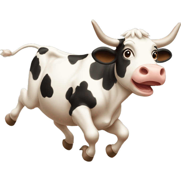 Cow flying  emoji