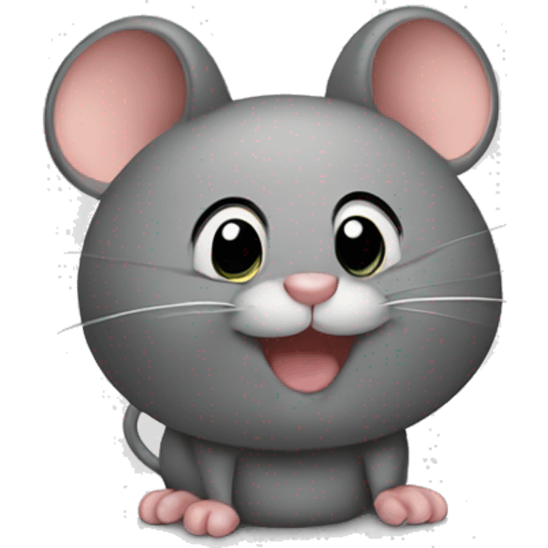 Mouse happy emoji emoji