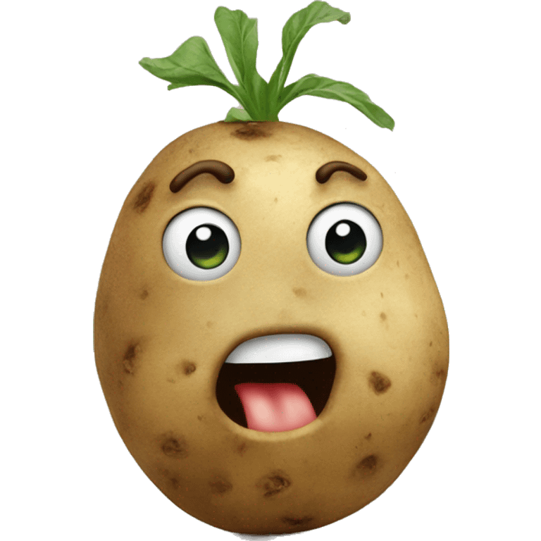 Potato pointing at you  emoji