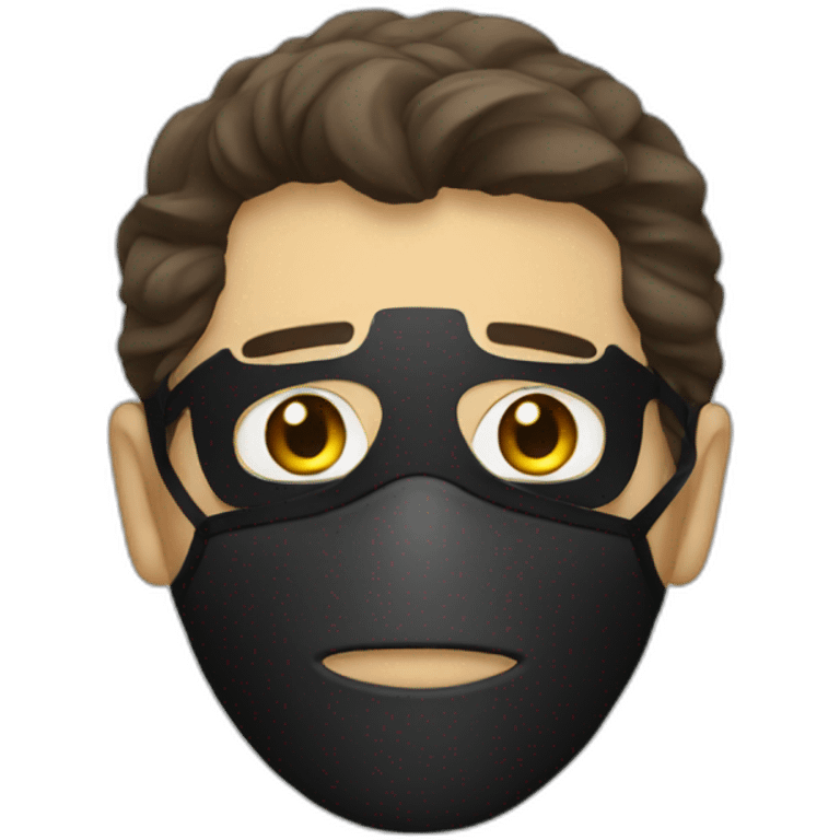 a man in mask emoji