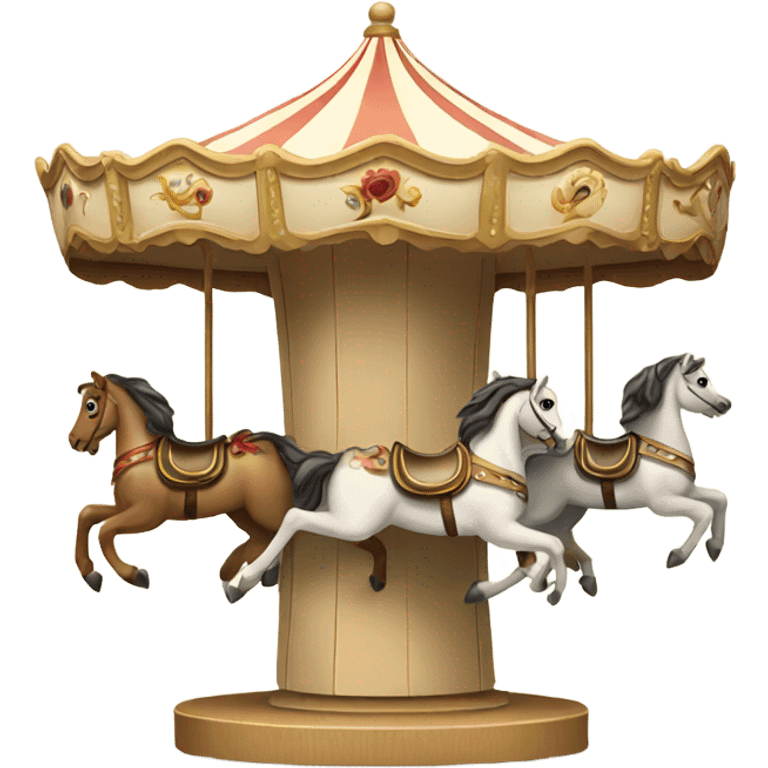 Beige carousel  emoji