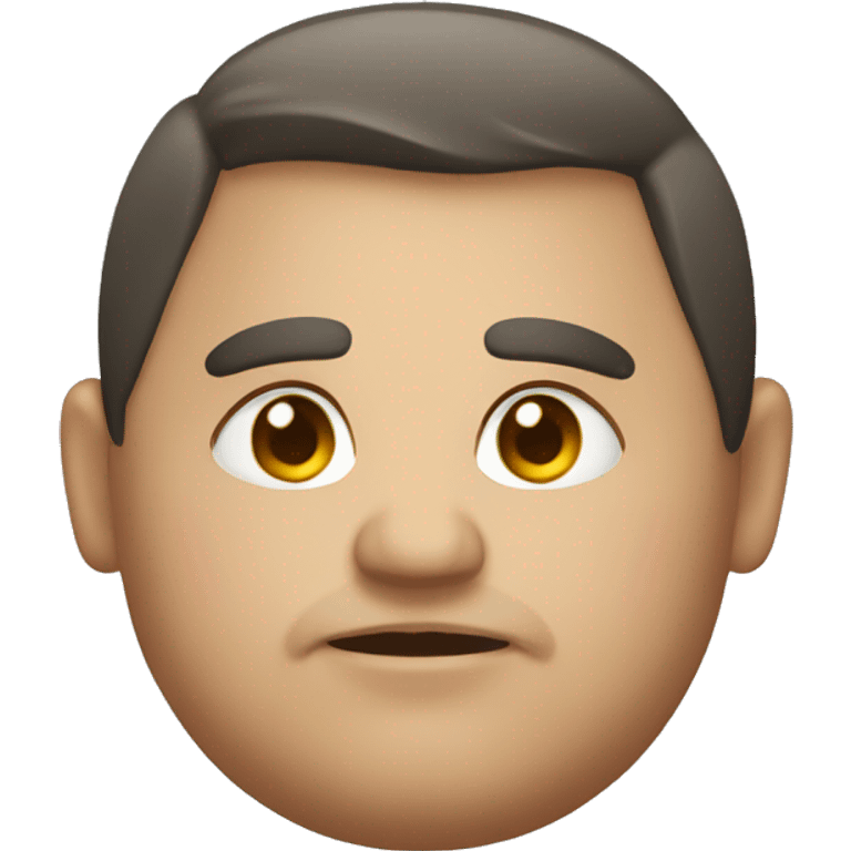 A fat person emoji