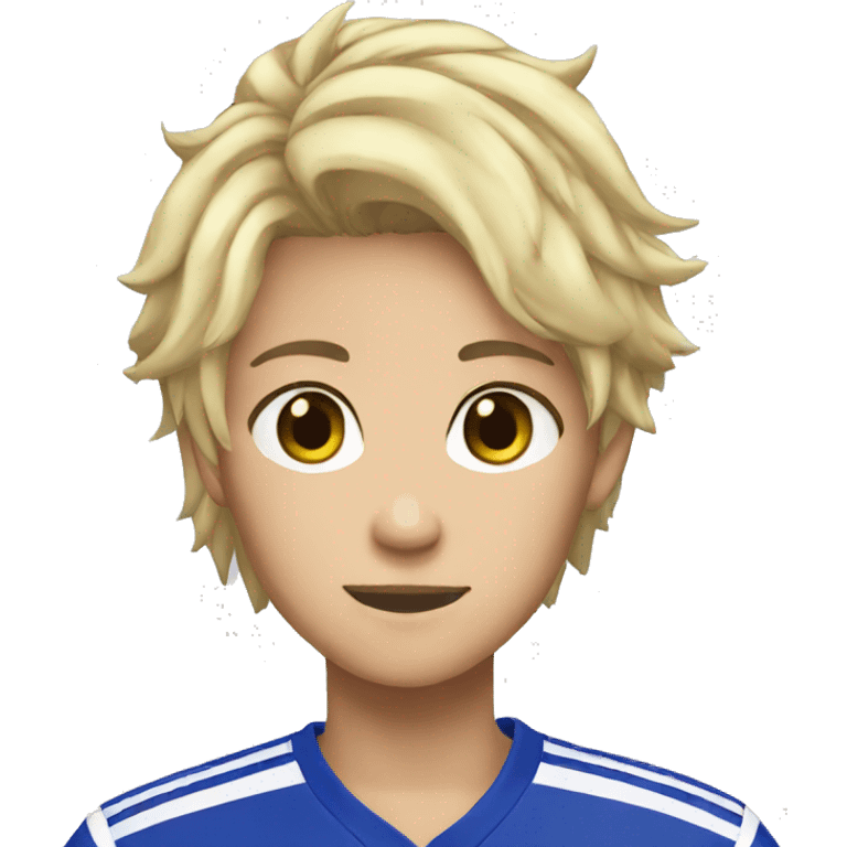 Anime soccer Chelsea emoji