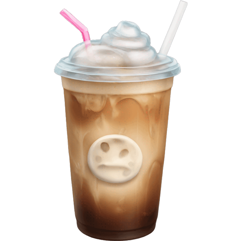 Iced coffee  emoji