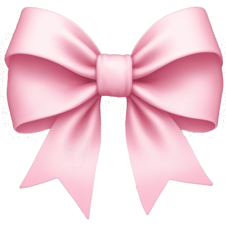 light pink bow emoji