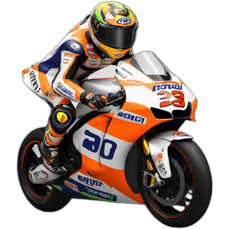 Motogp rider emoji