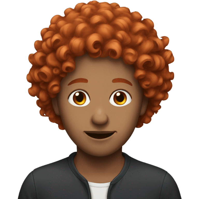 people with red curly hair emoji