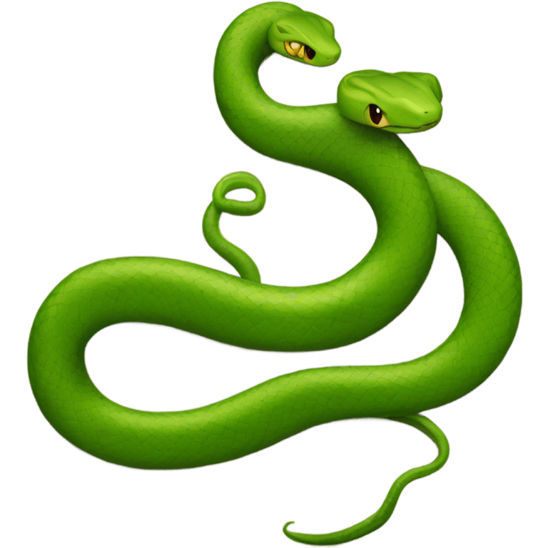 Snake on table emoji