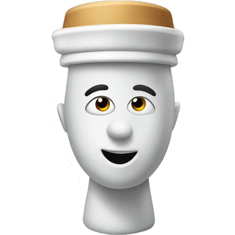 Skibidi toilet with a hat on emoji