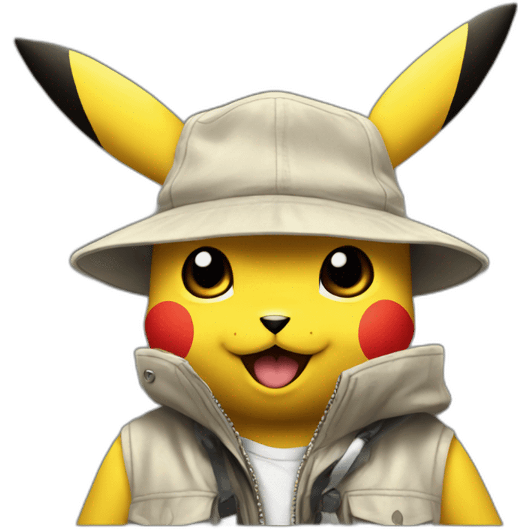 Pikachu le gangster emoji