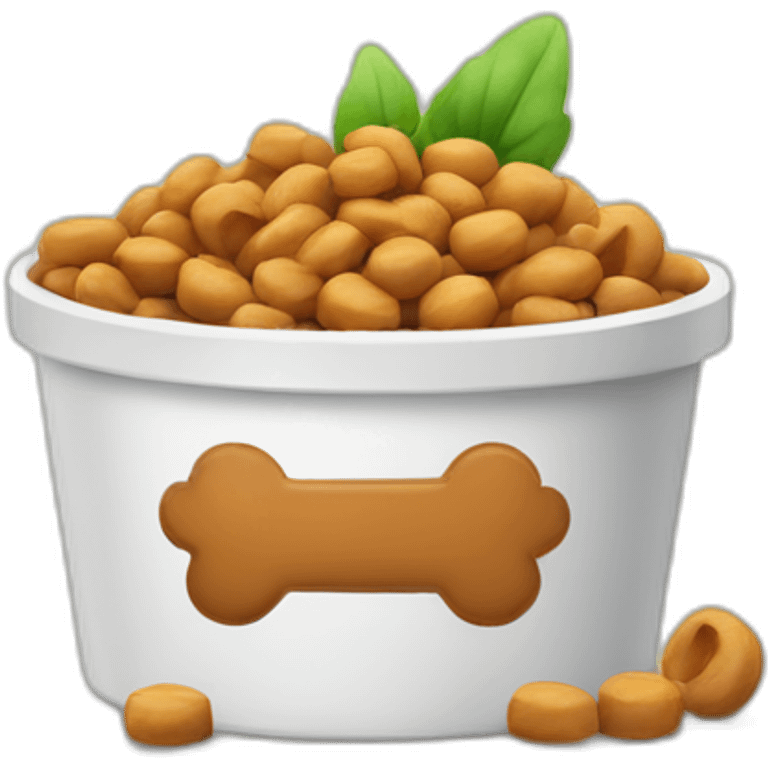 vegan dog food logo emoji