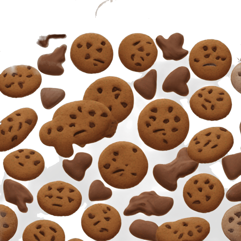 chocolate cookie emoji