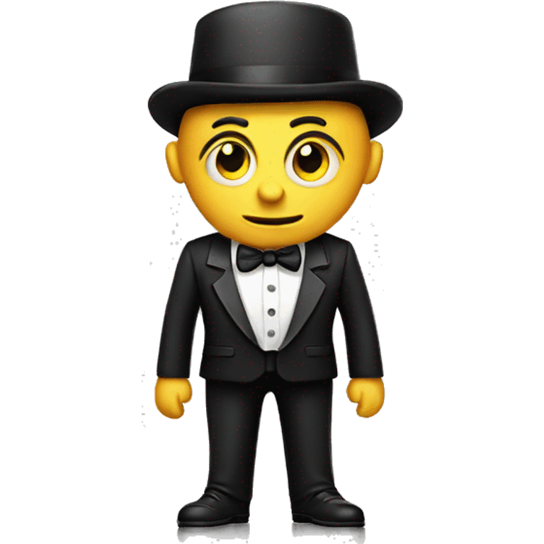 Stinky guy in a tuxedo emoji