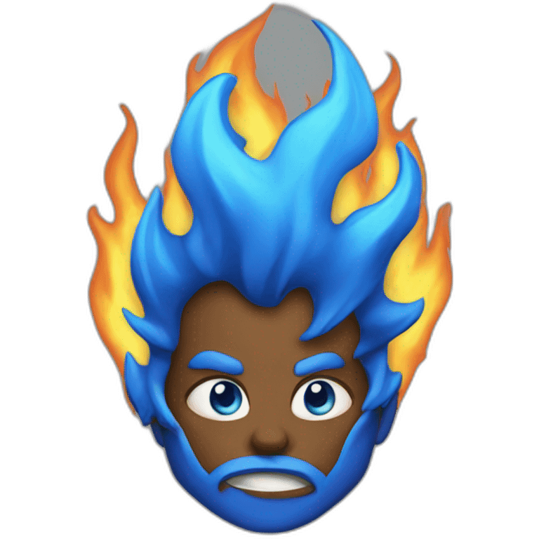 blue fire emoji