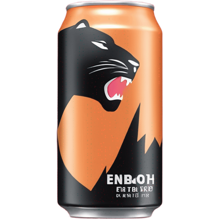 Peach Panther Energy Drink  emoji