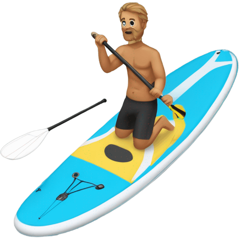 Bryn Taunton paddle boarding emoji