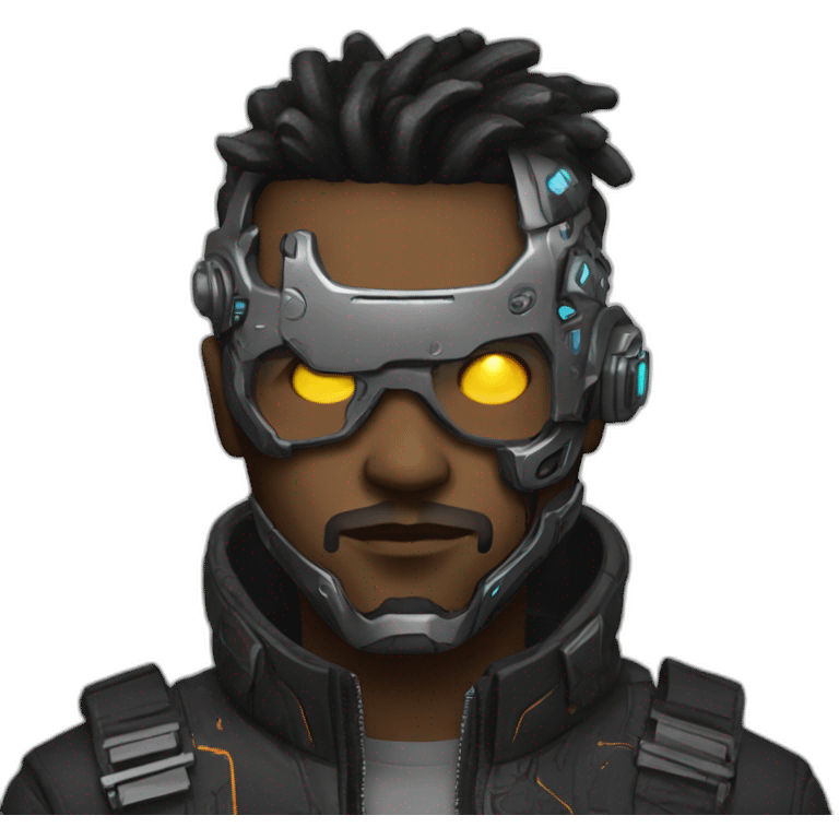 cyberpunk emoji man emoji