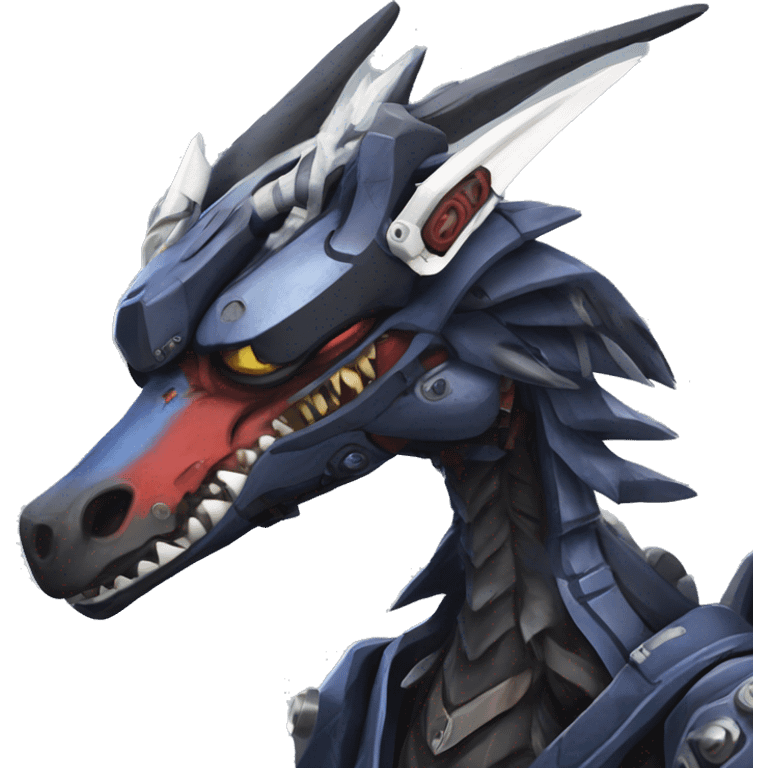 Edgy Futuristic Mechanical Sergal-raptor-nargacuga-vernid emoji