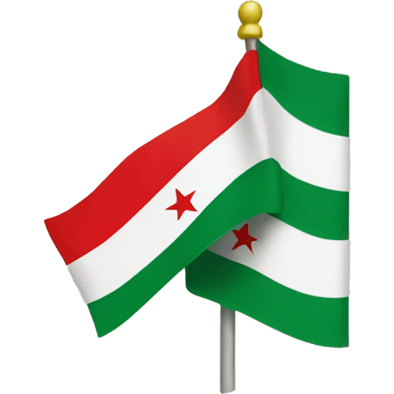 Green Syria flag emoji