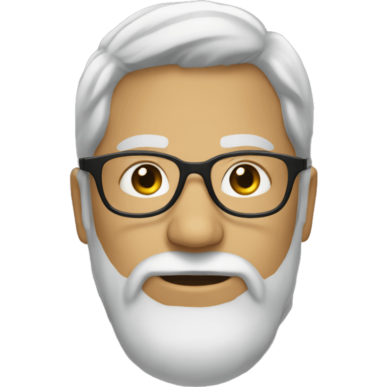  a man with beard and glasses emoji