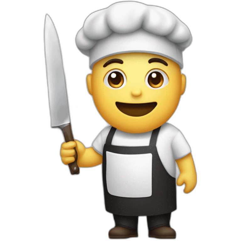 butcher with knife emoji