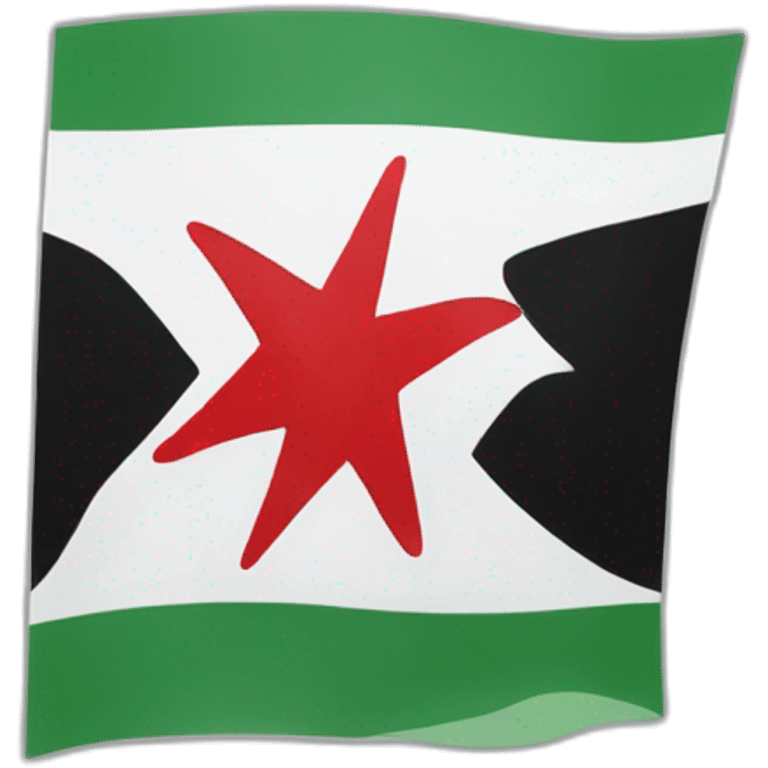 syrian rebels flag emoji