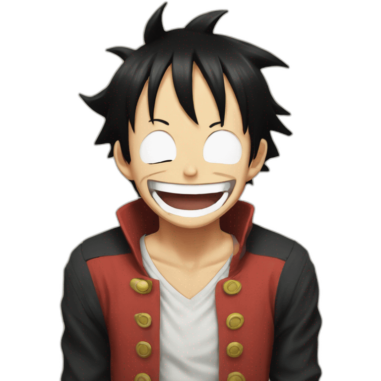 Luffy laugh emoji