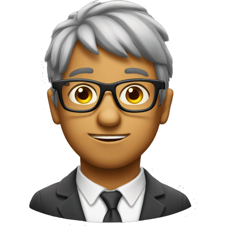 smart ass emoji (with donkey and glasses) emoji