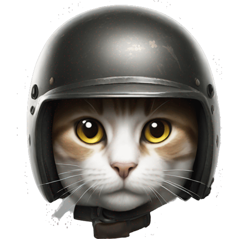 Level 3 helmet from PUBG on a CAT emoji