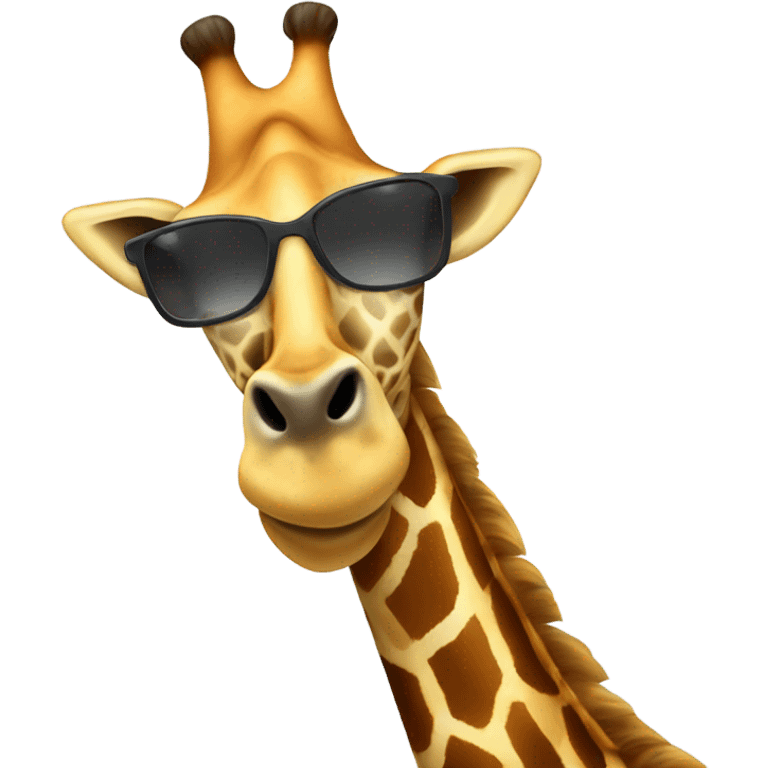 Giraffe partying  emoji