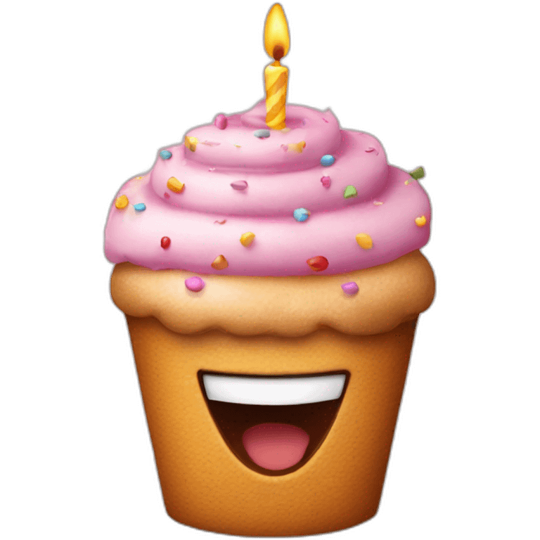 Happy birthday emoji