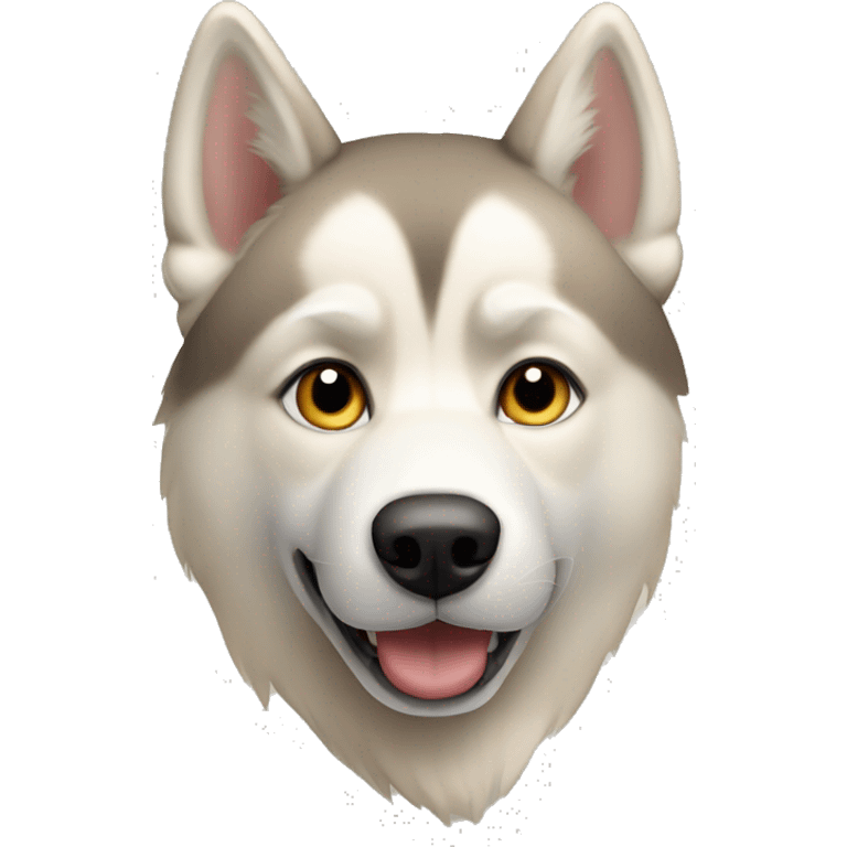 Husky beige emoji