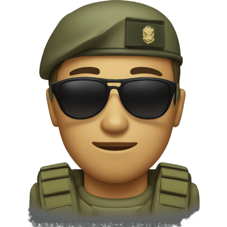 soldier in sunglasses emoji