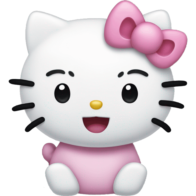 hello kitty mewing emoji