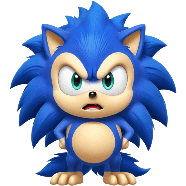 Monster sonic ￼ emoji