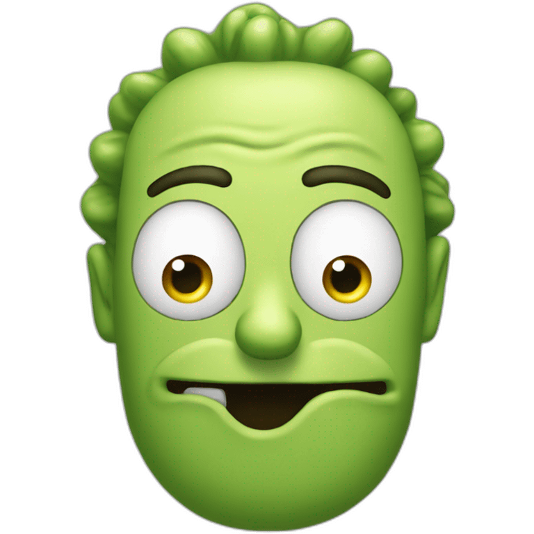 Rick en cornichon emoji