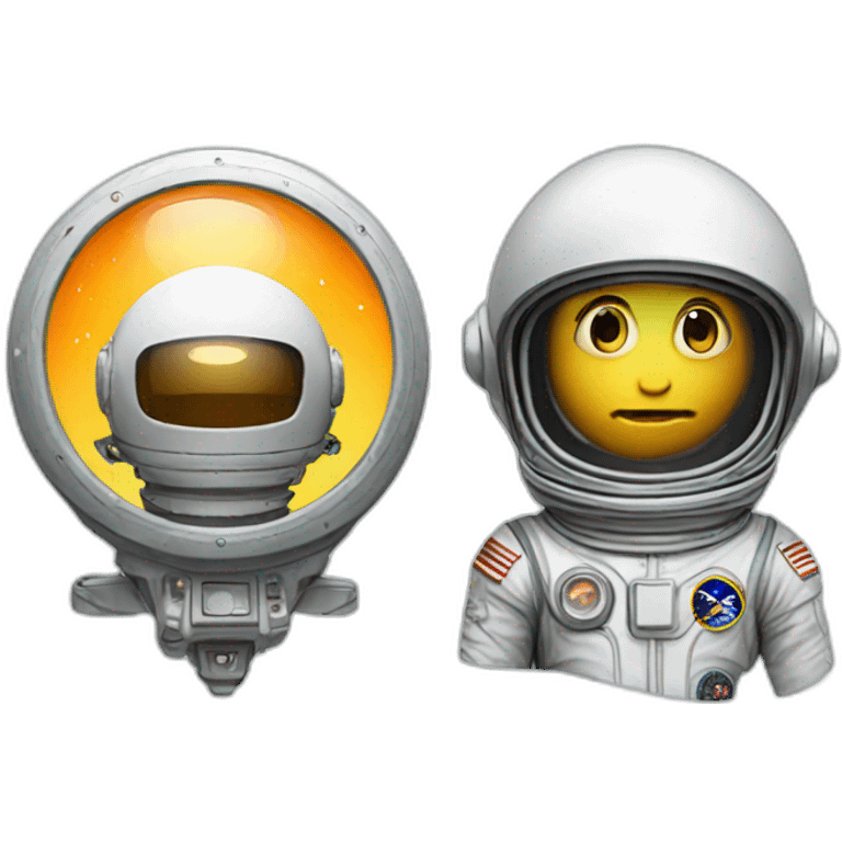 ufo vs astronaut emoji