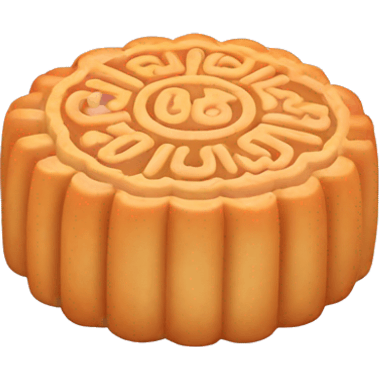 Light pink mooncake emoji