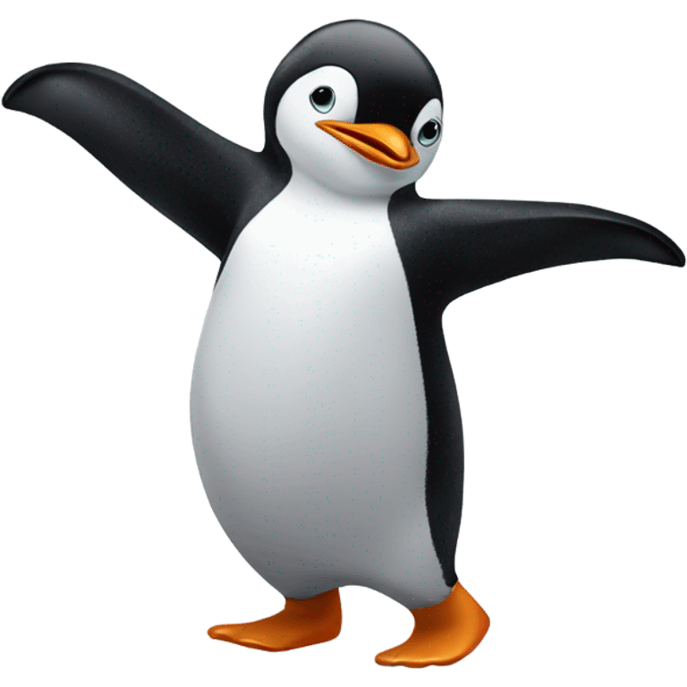 Penguin dancing emoji