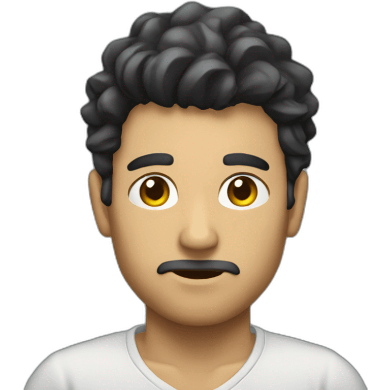 persona sin pelo trajeado emoji