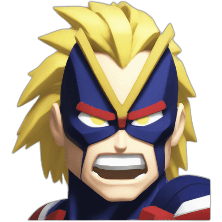 All might my hero academia motivated emoji