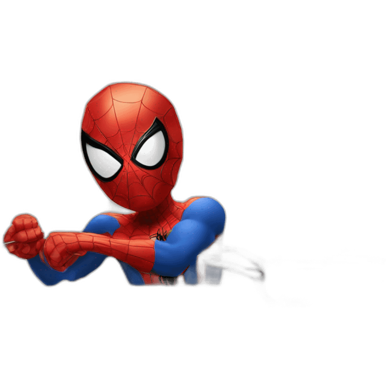 amazing spider man cooking emoji