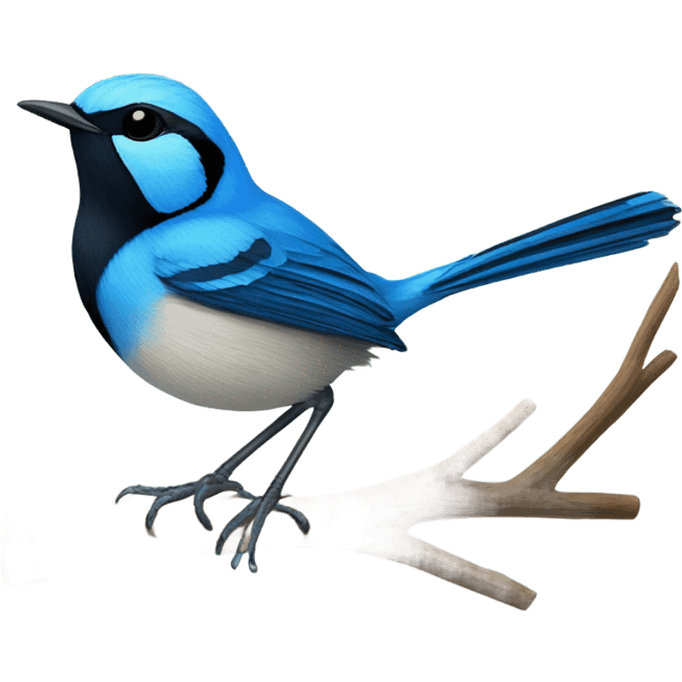  Blue Fairy wren  emoji