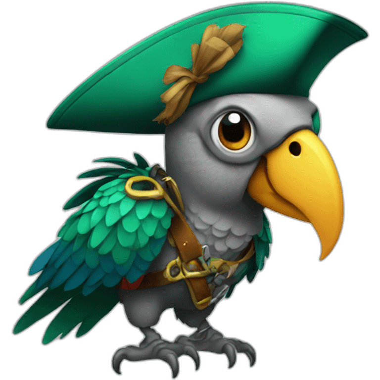 Parrot Pirate emoji