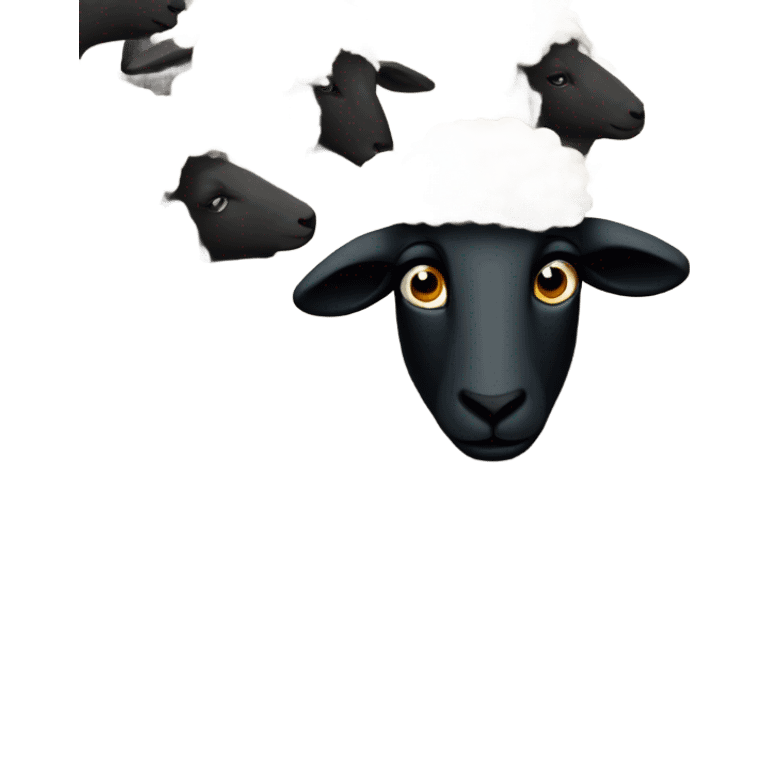 black sheep emoji