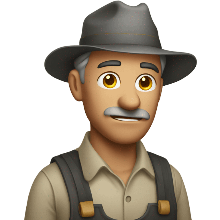 confused farmer emoji