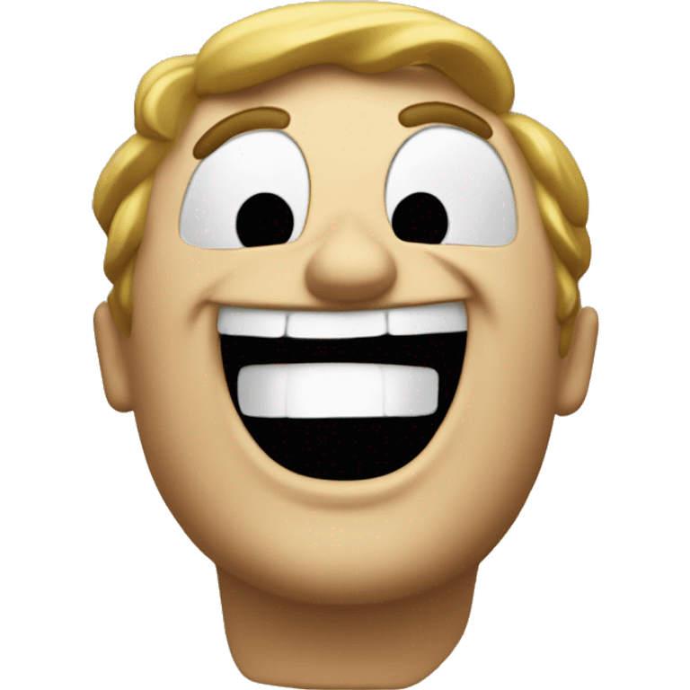 "laughing 3d man with LOL words" emoji