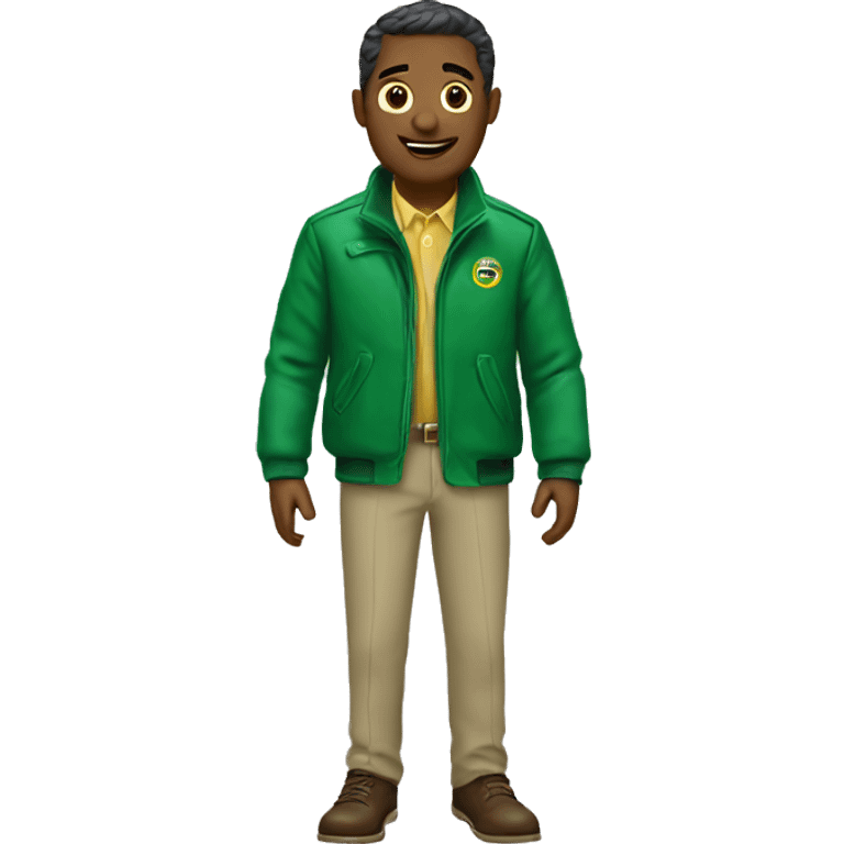  Green jacket  emoji