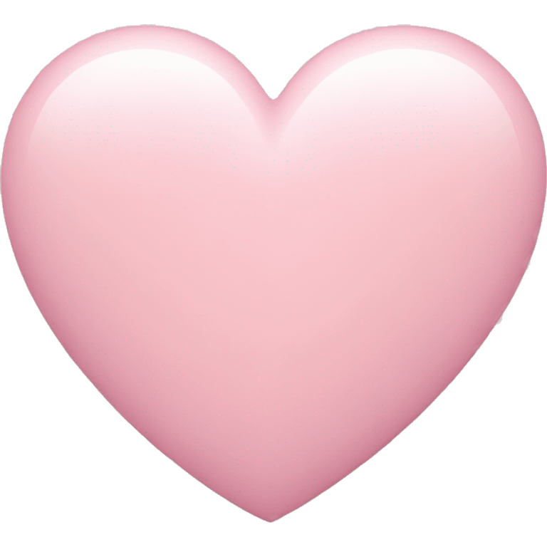 pastel pink heart emoji